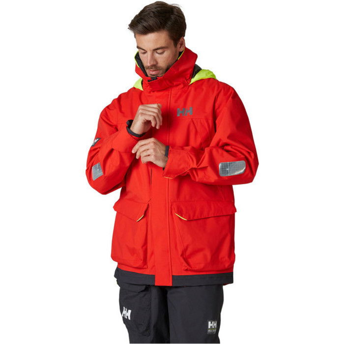 Helly Hansen Mnner Pier Coastal Pier 2024 Segeljacke & Latzhosen-Kombi-Set 3417733961 - Rot / Black